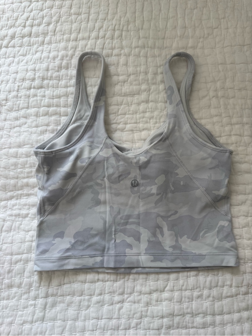 lululemon athletica Light Grey Camo Medium-Support Sports Bra
